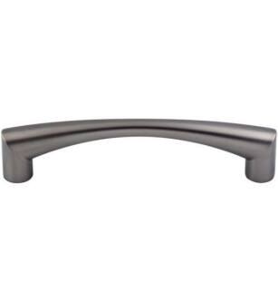 Top Knobs M1575 Nouveau III 5 1/8" Center to Center Zinc Alloy Hidra Arch Cabinet Pull in Ash Gray