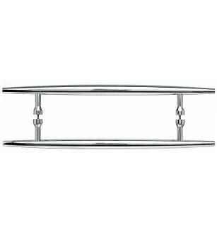 Top Knobs M851-12 Appliance Nouveau 12" Center to Center Brass Arrow Bar Cabinet Pull in Polished Chrome