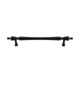 Top Knobs M825-12 Appliance Somerset 12" Center to Center Brass Finial Bar Cabinet Pull in Patina Black