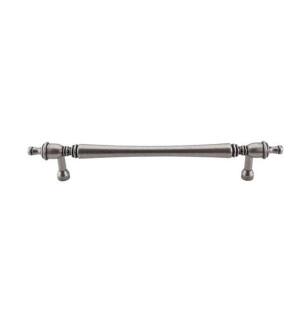Top Knobs M823-12 Appliance Somerset 12" Center to Center Brass Finial Bar Cabinet Pull in Pewter Antique