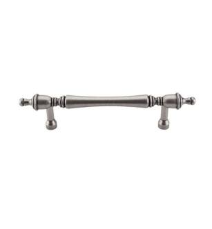 Top Knobs M823-8 Appliance Somerset 8" Center to Center Brass Finial Bar Cabinet Pull in Pewter Antique