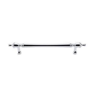 Top Knobs M817-12 Appliance Somerset 12" Center to Center Brass Finial Bar Cabinet Pull in Polished Chrome