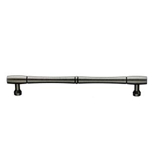 Top Knobs M727-18 Appliance Nouveau 18" Center to Center Brass Bamboo Bar Cabinet Pull in Pewter Antique