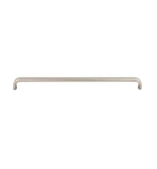 Top Knobs TK3016BSN Ellis 12" Center to Center Zinc Alloy Telfair Handle Cabinet Pull in Brushed Satin Nickel