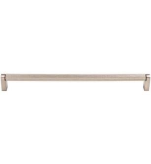 Top Knobs M2651 Bar Pulls 30 1/4" Center to Center Steel Amwell Handle Cabinet Pull in Brushed Satin Nickel