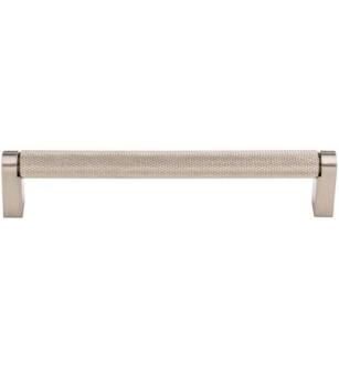 Top Knobs M2645 Bar Pulls 6 3/8" Center to Center Steel Amwell Handle Cabinet Pull in Brushed Satin Nickel