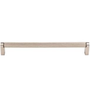 Top Knobs M2646 Bar Pulls 8 7/8" Center to Center Steel Amwell Handle Cabinet Pull in Brushed Satin Nickel