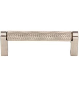 Top Knobs M2643 Bar Pulls 3 3/4" Center to Center Steel Amwell Handle Cabinet Pull in Brushed Satin Nickel