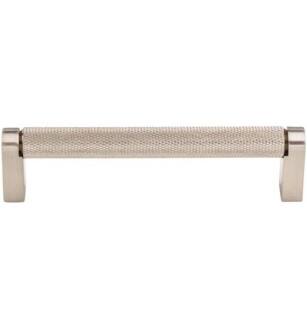 Top Knobs M2644 Bar Pulls 5 1/8" Center to Center Steel Amwell Handle Cabinet Pull in Brushed Satin Nickel