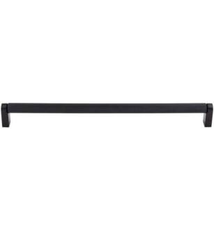Top Knobs M2636 Bar Pulls 26 1/2" Center to Center Steel Amwell Handle Cabinet Pull in Flat Black