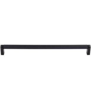 Top Knobs M2634 Bar Pulls 15" Center to Center Steel Amwell Handle Cabinet Pull in Flat Black