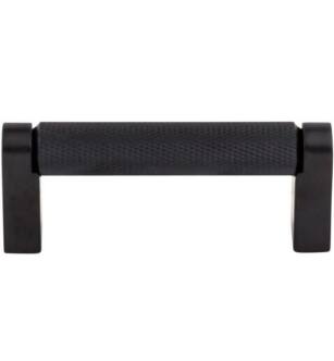 Top Knobs M2628 Bar Pulls 3" Center to Center Steel Amwell Handle Cabinet Pull in Flat Black