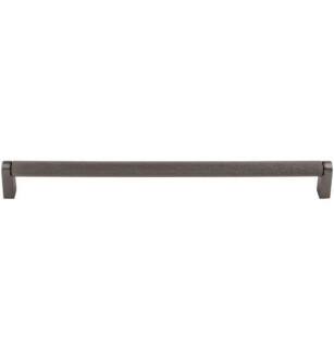 Top Knobs M2623 Bar Pulls 30 1/4" Center to Center Steel Amwell Handle Cabinet Pull in Ash Gray