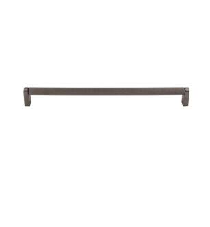 Top Knobs M2624 Bar Pulls 12" Center to Center Steel Amwell Handle Appliance Cabinet Pull in Ash Gray