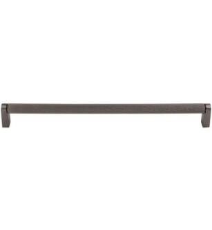 Top Knobs M2622 Bar Pulls 26 1/2" Center to Center Steel Amwell Handle Cabinet Pull in Ash Gray