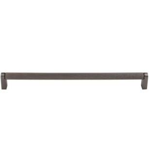 Top Knobs M2621 Bar Pulls 18 7/8" Center to Center Steel Amwell Handle Cabinet Pull in Ash Gray