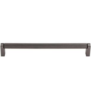 Top Knobs M2618 Bar Pulls 8 7/8" Center to Center Steel Amwell Handle Cabinet Pull in Ash Gray