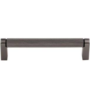Top Knobs M2616 Bar Pulls 5 1/8" Center to Center Steel Amwell Handle Cabinet Pull in Ash Gray