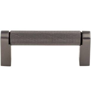 Top Knobs M2614 Bar Pulls 3" Center to Center Steel Amwell Handle Cabinet Pull in Ash Gray
