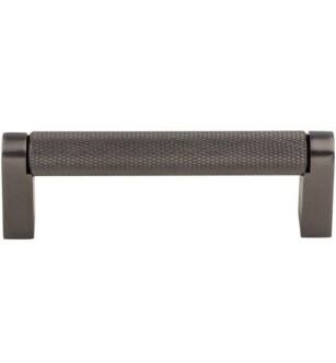 Top Knobs M2615 Bar Pulls 3 3/4" Center to Center Steel Amwell Handle Cabinet Pull in Ash Gray