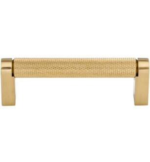 Top Knobs M2601 Bar Pulls 3 3/4" Center to Center Steel Amwell Handle Cabinet Pull in Honey Bronze