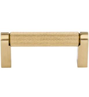 Top Knobs M2600 Bar Pulls 3" Center to Center Steel Amwell Handle Cabinet Pull in Honey Bronze
