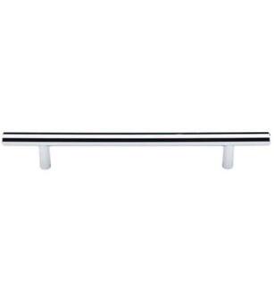 Top Knobs M1849 Bar Pulls 6 3/8" Center to Center Steel Hopewell Bar Cabinet Pull in Polished Chrome