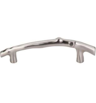 Top Knobs M1963 Aspen II 5" Center to Center Cast Bronze Twig Cabinet Pull in Brushed Satin Nickel