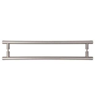 Top Knobs M1331-18 Appliance 18" Center to Center Steel Hopewell Cabinet Pull in Brushed Satin Nickel