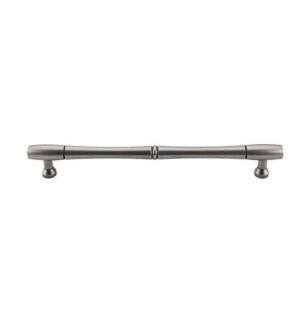 Top Knobs M727-12 Appliance Nouveau 12" Center to Center Brass Bamboo Bar Cabinet Pull in Pewter Antique