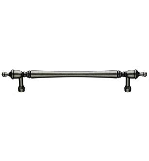 Top Knobs M823-18 Appliance Somerset 18" Center to Center Brass Finial Bar Cabinet Pull in Pewter Antique