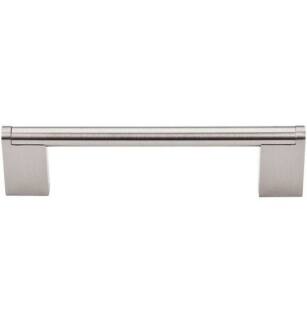 Top Knobs M1042 Bar Pulls 5 1/8" Center to Center Steel Princetonian Bar Cabinet Pull in Brushed Satin Nickel