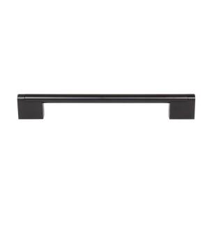 Top Knobs M2504 Bar Pulls 24" Center to Center Steel Princetonian Handle Appliance Cabinet Pull in Flat Black