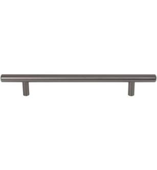 Top Knobs M2455 Bar Pulls 6 3/8" Center to Center Steel Hopewell Bar Cabinet Pull in Ash Gray
