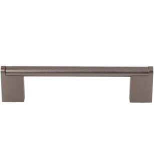 Top Knobs M2445 Bar Pulls 5 1/8" Center to Center Steel Princetonian Handle Cabinet Pull in Ash Gray