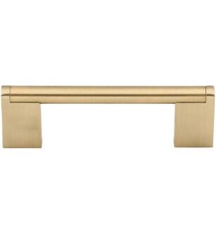 Top Knobs M2411 Bar Pulls 3 3/4" Center to Center Steel Princetonian Handle Cabinet Pull in Honey Bronze