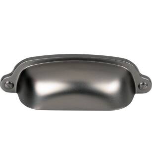 Top Knobs M2222 Dakota 2 5/8" Center to Center Zinc Alloy Charlotte Cup Cabinet Pull in Ash Gray