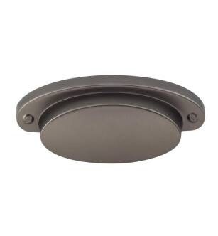 Top Knobs M2219 Dakota 2 5/8" Center to Center Zinc Alloy Dakota Cup Cabinet Pull in Ash Gray