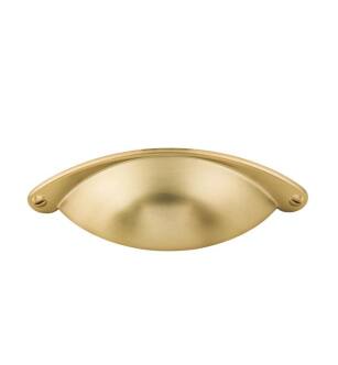 Top Knobs M2202 Somerset 2 1/2" Center to Center Zinc Alloy Arendal Cup Cabinet Pull in Honey Bronze