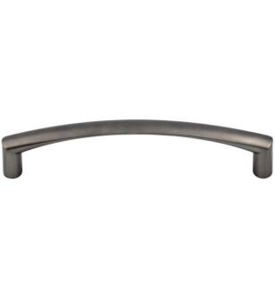 Top Knobs M2198 Nouveau 5 1/8" Center to Center Zinc Alloy Griggs Arch Cabinet Pull in Ash Gray