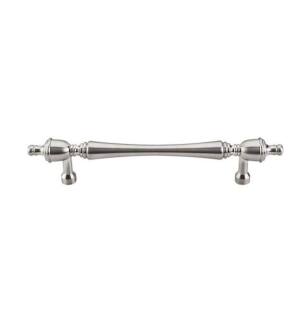 Top Knobs M819-7 Appliance 7" Center to Center Zinc Alloy Traditional Somerset Finial Cabinet Pull in Brushed Satin Nickel