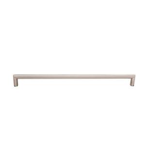 Top Knobs TK946BSN Lynwood 12" Center to Center Zinc Alloy Kinney Cabinet Pull in Brushed Satin Nickel