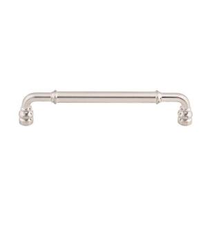 Top Knobs TK885BSN Devon 6 3/8" Center to Center Zinc Alloy Brixton Pull in Brushed Satin Nickel