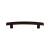 Top Knobs TK81ORB Sanctuary 5" Center to Center Zinc Alloy Inset Rail Pull in Oil Rubbed Bronze