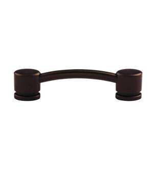 Top Knobs TK63ORB Sanctuary 3 3/4" Center to Center Zinc Alloy Oval Thin Pull in Oil Rubbed Bronze