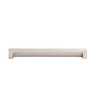 Top Knobs TK277SS Sanctuary II 8" Center to Center Zinc Alloy Modern Metro Tab Cabinet Pull in Brushed Stainless Steel