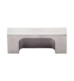 Top Knobs TK275SS Sanctuary II 2" Center to Center Zinc Alloy Modern Metro Tab Cabinet Pull in Brushed Stainless Steel