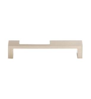 Top Knobs TK259BSN Sanctuary II 5" Center to Center Zinc Alloy Modern Metro Notch Cabinet Pull in Brushed Satin Nickel