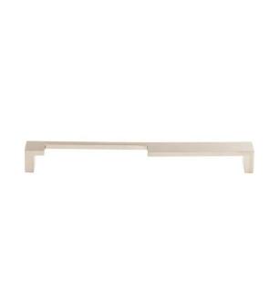 Top Knobs TK258BSN Sanctuary II 9" Center to Center Zinc Alloy Modern Metro Notch Cabinet Pull in Brushed Satin Nickel