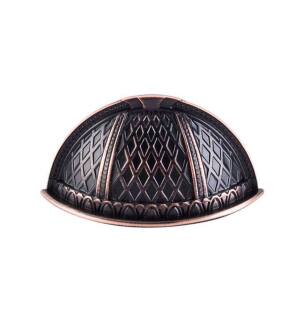 Top Knobs TK171TB Trevi 1 1/2" Center to Center Zinc Alloy Trevi Cup Pull in Tuscan Bronze